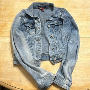 Light blue jean denim jacket